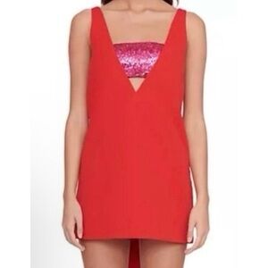 ISO IN SEARCH OF! STAUD Irie V Neck Mini Dress